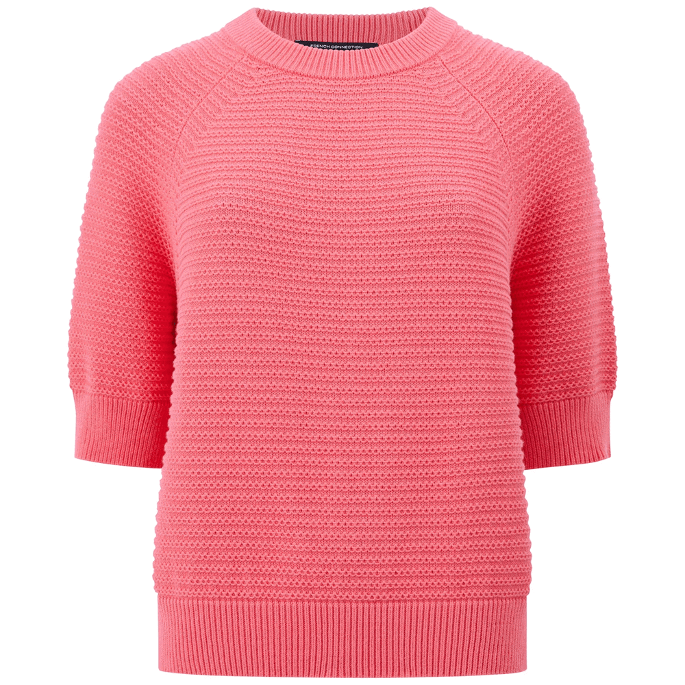 French Connection Lily Crew Neck Short Sleeve Jumper